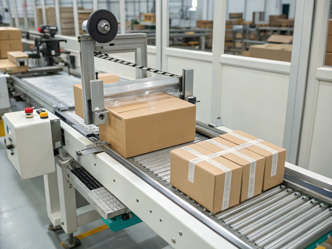 Continuous band sealer for flexible pouch packaging