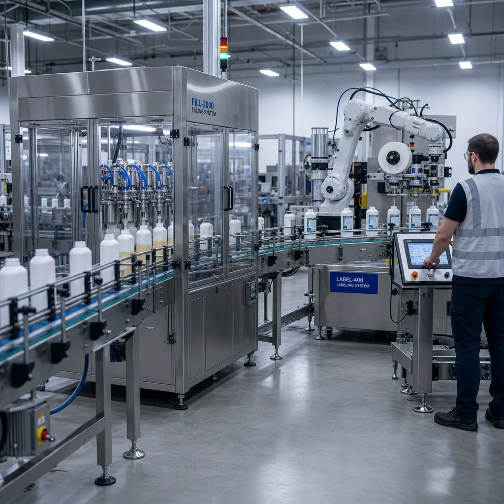 Automated case packing machine for end-of-line