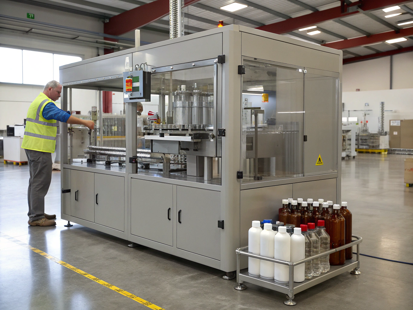 Precision powder dosing machine for dry goods packaging